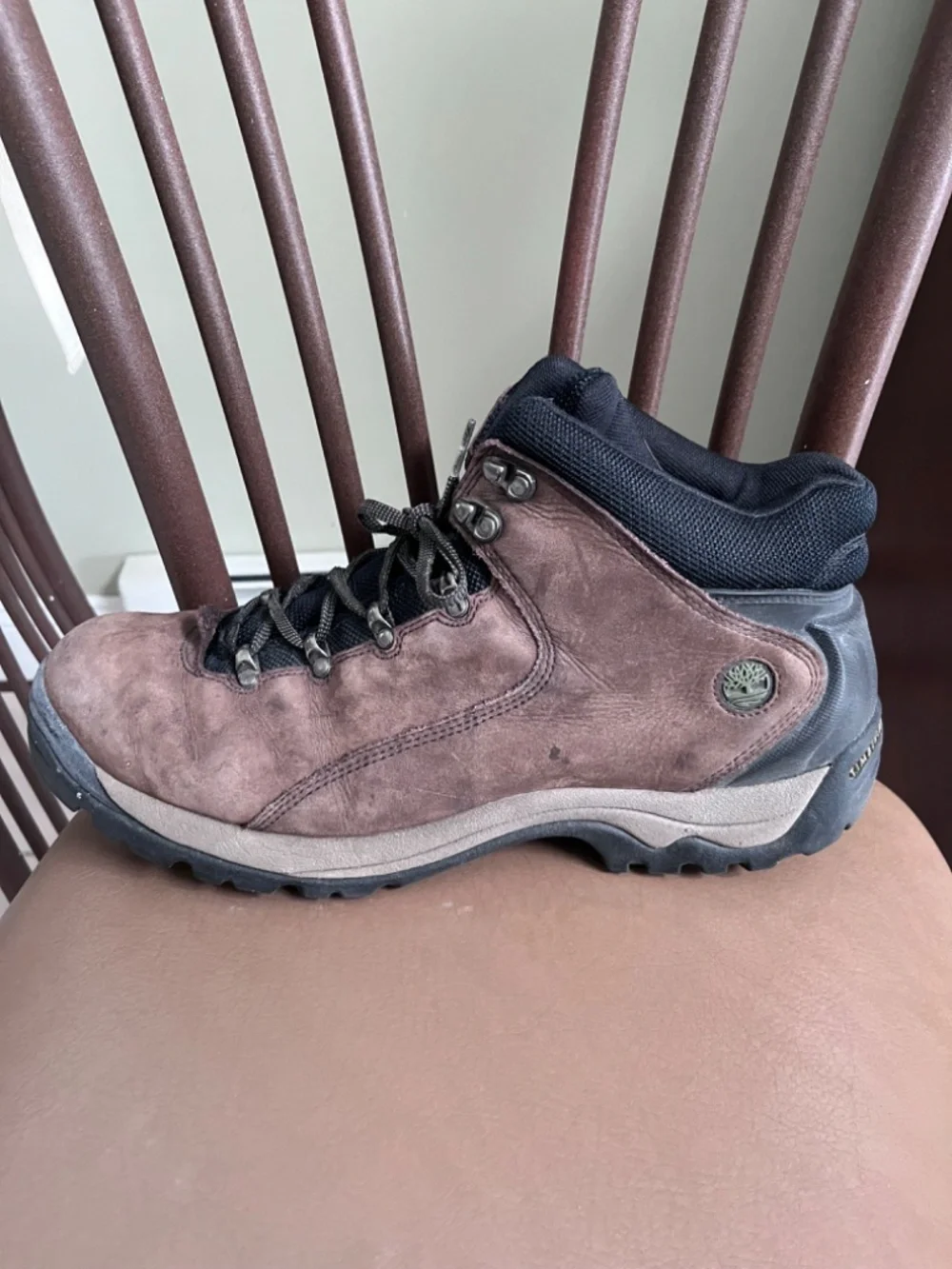 Timberland Trail Dust 2 Brown Leather Mid-Hiker Boot/Mens Size 15M